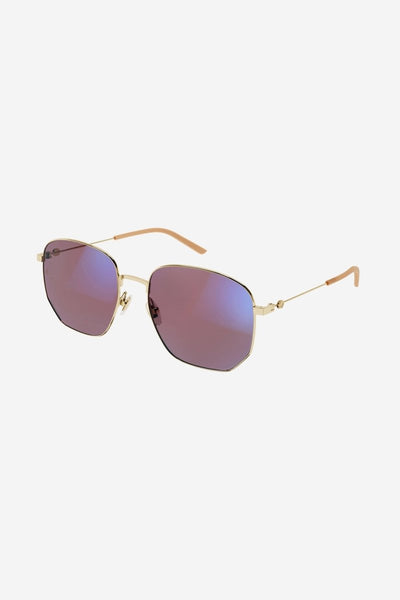 Gucci round metal blue light frame - Lux Studios