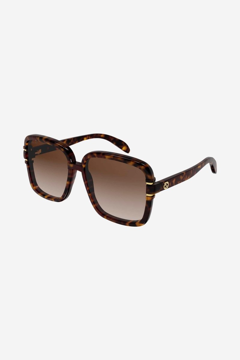 Square shape havana sunglasses – this is a new interpretation of the web for a classic and sophisticated woman – LUX VERSE Luxury Designer Fashion Outlet