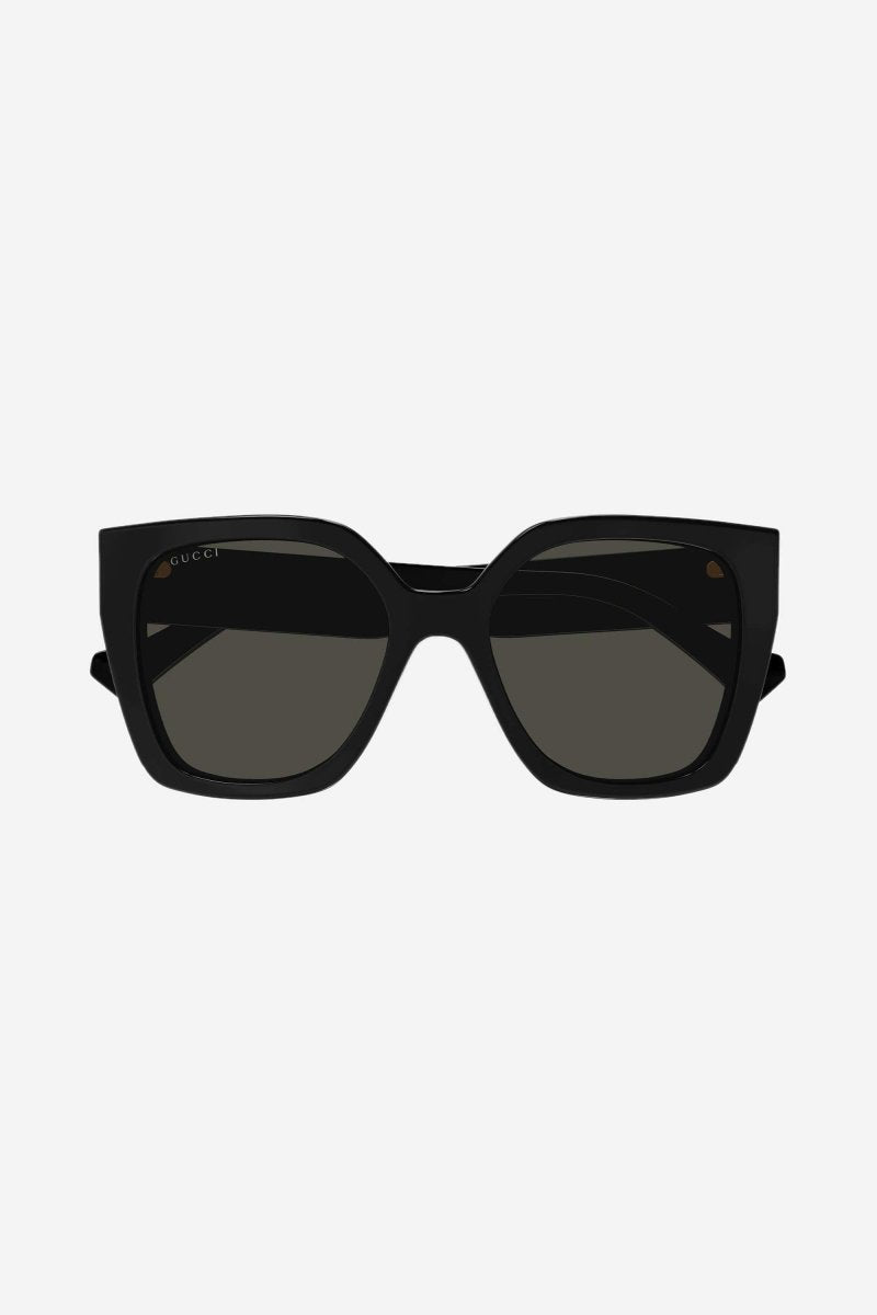 Squared sunglasses with web temple – oversize square shape – LUX VERSE Luxury Designer Fashion Outlet