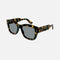 Gucci squared sustainable havana sunglasses
