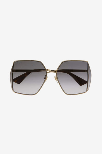 Gucci ultra feminine oversized metal sunglasses - Lux Studios