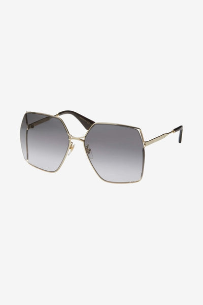 Gucci ultra feminine oversized metal sunglasses - Lux Studios