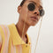 Gucci vintage look round sunglasses inspired on the 20s
