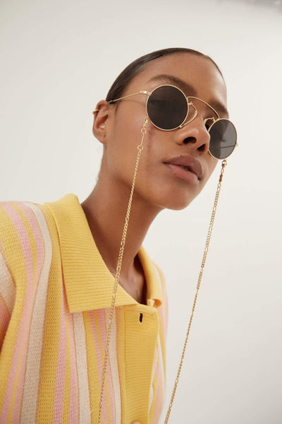 Gucci vintage look round sunglasses inspired on the 20s - Lux Studios