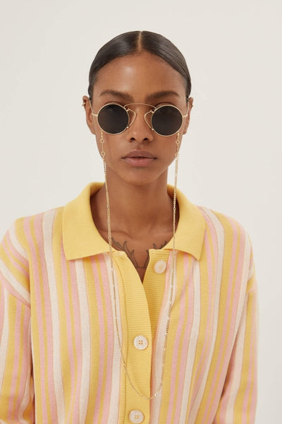 Gucci vintage look round sunglasses inspired on the 20s - Lux Studios
