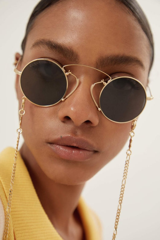 Gucci vintage look round sunglasses inspired on the 20s - Lux Studios