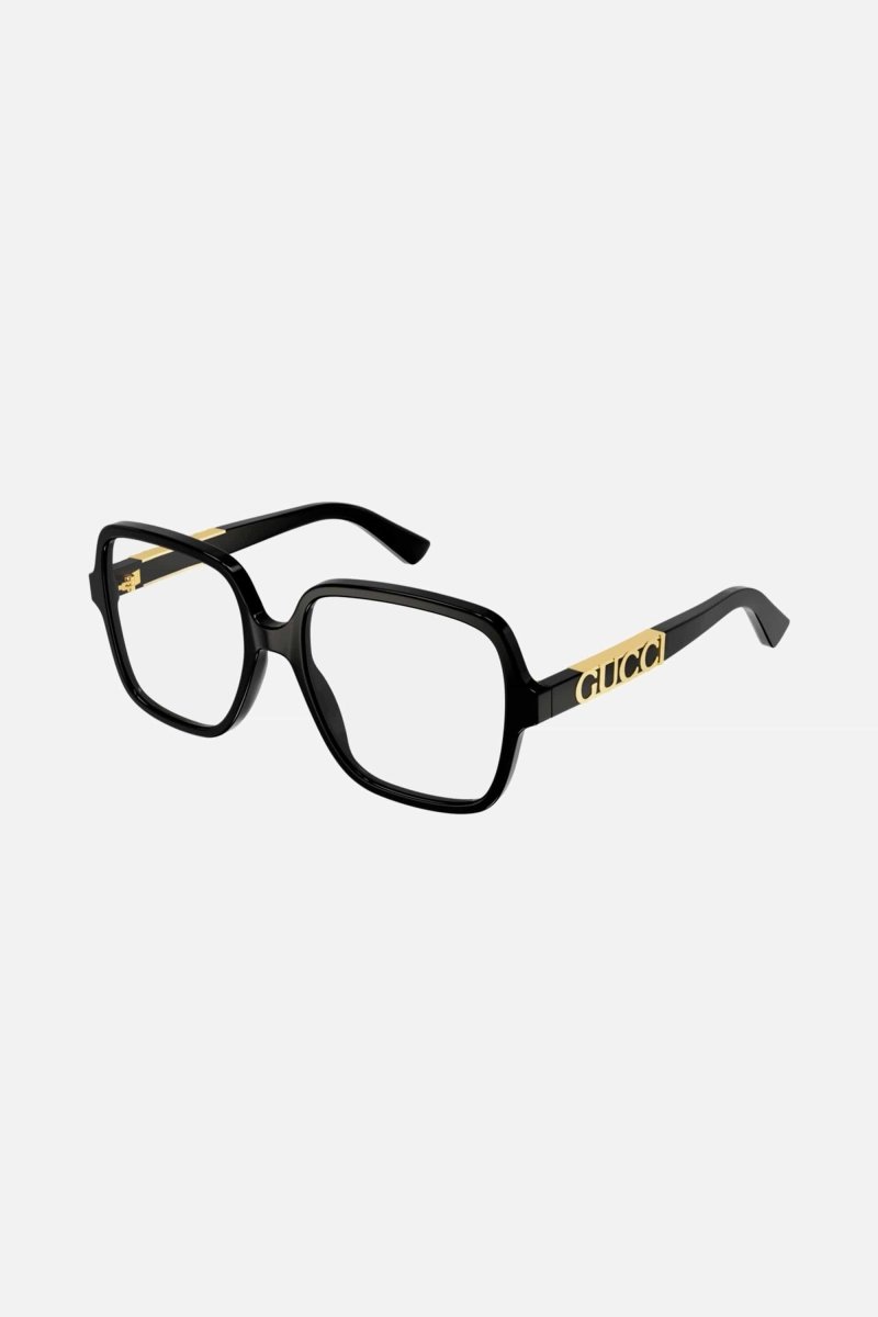 Vintage squared black frame – this squared shape is easy-to-wear, in full acetate with oversized contours – LUX VERSE Luxury Designer Fashion Outlet
