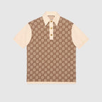 Jumbo GG cotton silk jacquard polo – the jumbo GG returns to the fore of the Love Parade collection – LUX VERSE Luxury Designer Fashion Outlet