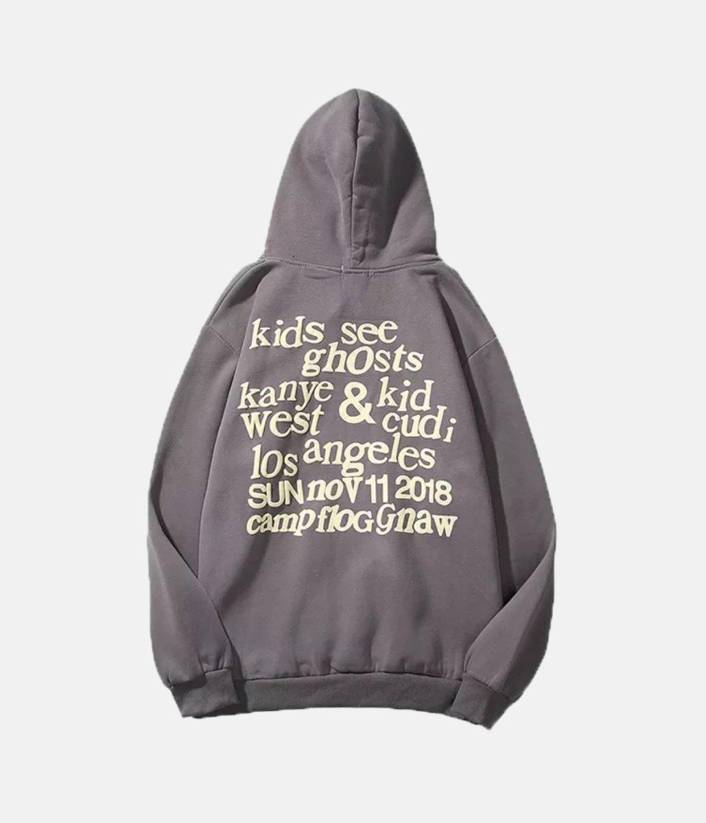 Ksg Hoodie | Kids See Ghosts – sIZE (cm) Lenght Bust Shoulder Sleeve M 70 110 48 60 L 72 114 50 61 XL 74 118 52 62 – LUX VERSE Luxury Designer Fashion Outlet