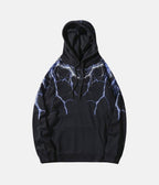 Lightning Hoodie – m, L, XL SIZE (cm) Bust Shoulder Length Sleeve S 120 61 71 61 M 124 62 – LUX VERSE Luxury Designer Fashion Outlet