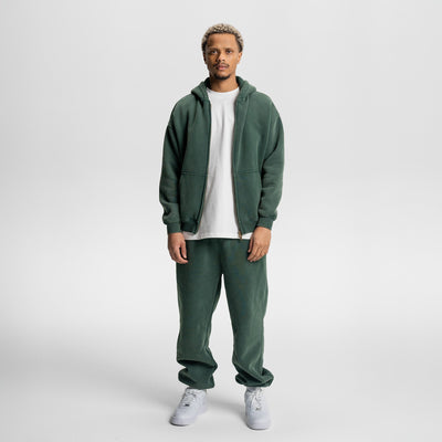 Loose Fit Wash Zip Up Hoodie - RIZZ UNIVERSE