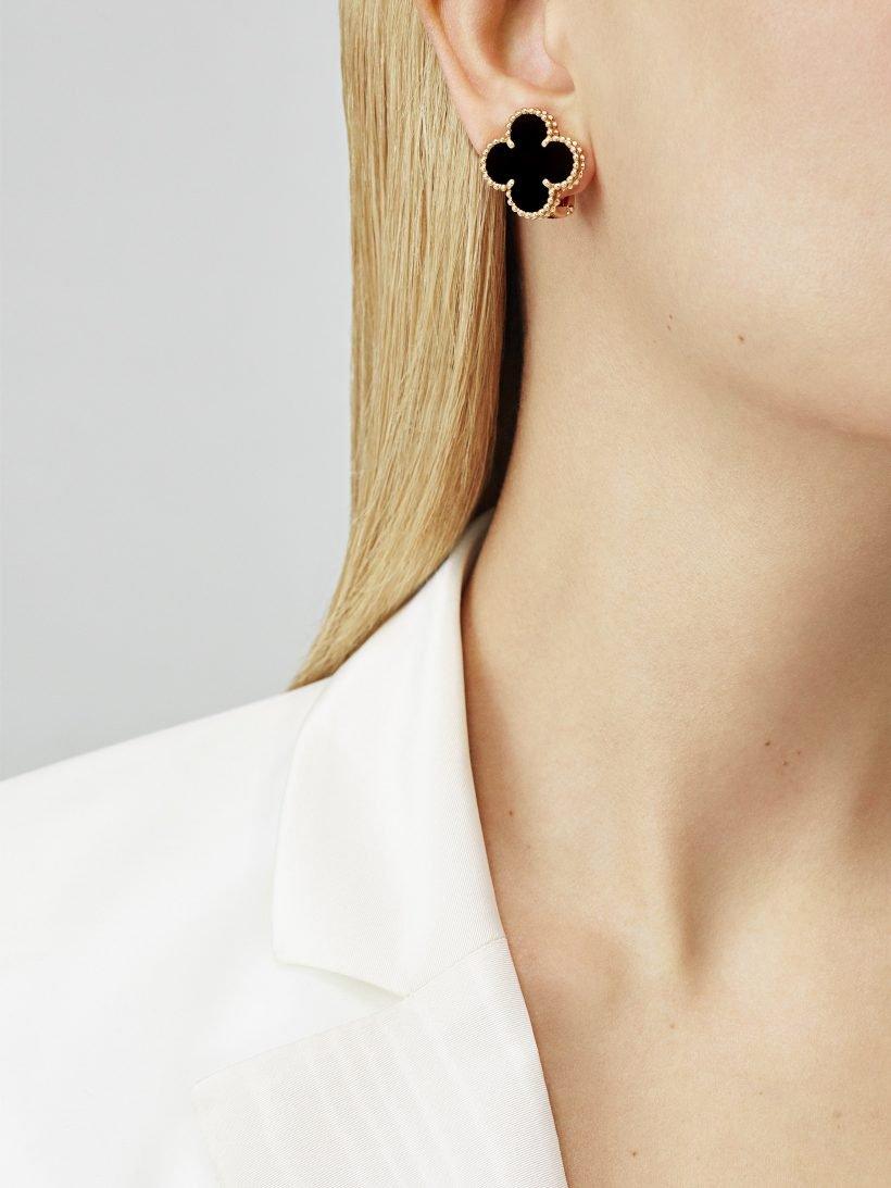Magic Alhambra Earrings – magic Alhambra® jewelery creations created in 2006 present a joyous dance of – LUX VERSE Luxury Designer Fashion Outlet
