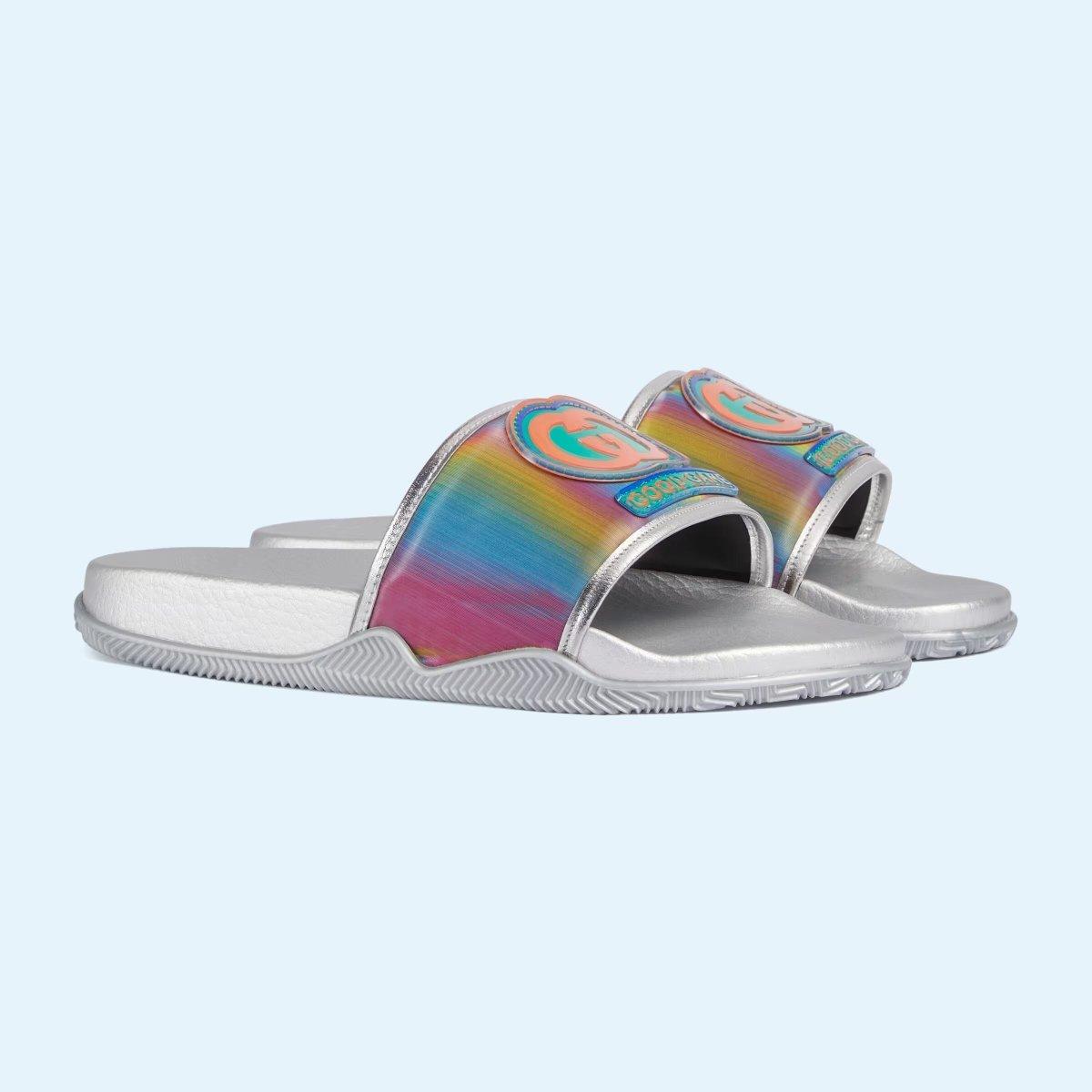 Men's Good Game slide sandal – in the world of gaming, 'GG' is a sign of good sportsmanship, standing for 'Good – LUX VERSE Luxury Designer Fashion Outlet