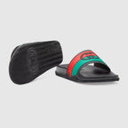 Men's Interlocking G slide sandal – paying tribute to two symbols of from the archives, the Interlocking G, a reference – LUX VERSE Luxury Designer Fashion Outlet