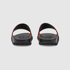 Men's Interlocking G slide sandal – house codes define this rubber slide sandal – LUX VERSE Luxury Designer Fashion Outlet