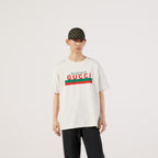 'Original'print oversize T-shirt – inspired by the'80s and'90s, emblematic House’s motifs mix with those of – LUX VERSE Luxury Designer Fashion Outlet