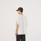 'Original'print oversize T-shirt – this cotton jersey T-shirt has contrast color details and the Trefoil print on – LUX VERSE Luxury Designer Fashion Outlet