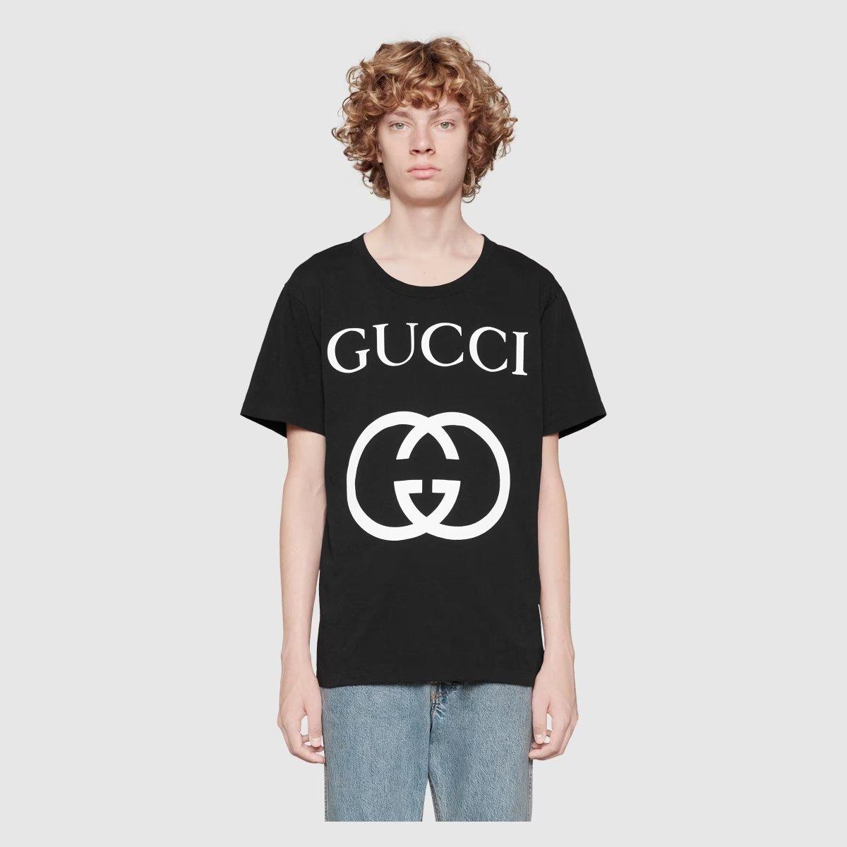 Oversize T-shirt with Interlocking G – streetwear continues to be a defining feature of's collections and is often – LUX VERSE Luxury Designer Fashion Outlet