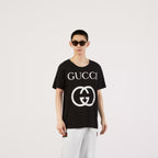 Oversize T-shirt with Interlocking G – the now recognisable oversize T-shirt continues to evolve with each new – LUX VERSE Luxury Designer Fashion Outlet