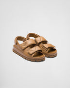 Padded nappa leather sandals – masculine lines with sporty allure are redesigned to create original, contemporary – LUX VERSE Luxury Designer Fashion Outlet