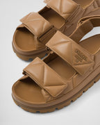 Padded nappa leather sandals – masculine lines with sporty allure are redesigned to create original, contemporary – LUX VERSE Luxury Designer Fashion Outlet