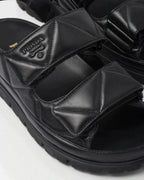 Padded nappa leather sandals – masculine lines with sporty allure are redesigned to create original, contemporary – LUX VERSE Luxury Designer Fashion Outlet