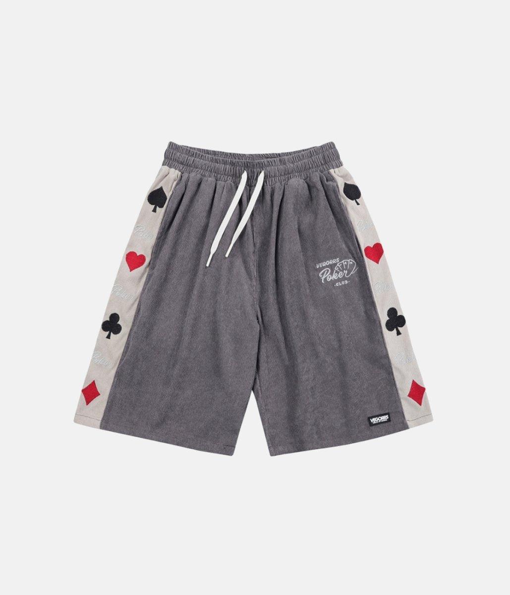 Poker Shorts – material: Premium Cotton & Polyester Design: High Quality Print Fit type – LUX VERSE Luxury Designer Fashion Outlet