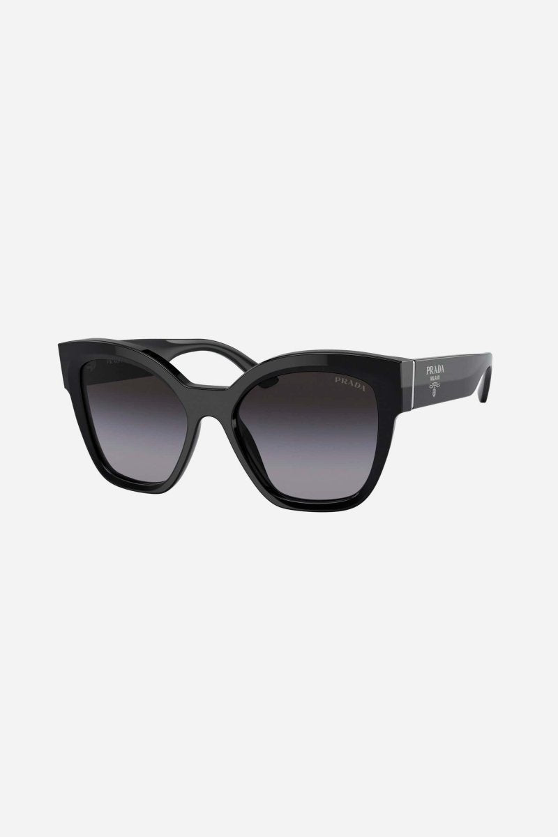 Black cat eye with brand logo sunglasses – sunglasses for women include a wide range of silhouettes and colors – LUX VERSE Luxury Designer Fashion Outlet