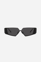 Flat top black sunglasses man Catwalk – of silhouettes and colors: from the refined Cinzma styles to square – LUX VERSE Luxury Designer Fashion Outlet