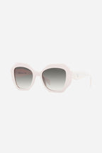 Hexagonal white sunglasses – sunglasses for women include a wide range of silhouettes and colors – LUX VERSE Luxury Designer Fashion Outlet