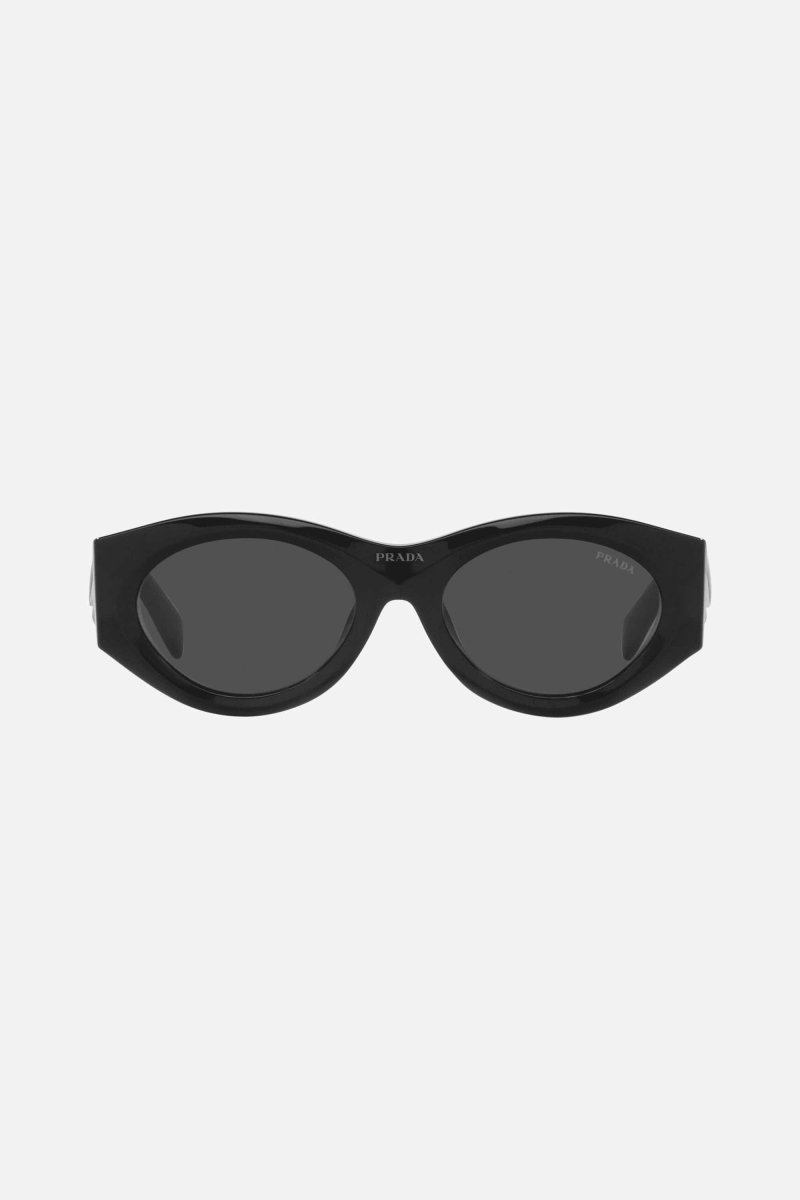PR20ZS black bold oval sunglasses – of silhouettes and colors: from the refined CinŽma styles to square – LUX VERSE Luxury Designer Fashion Outlet