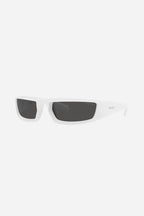 Runway wrap around white sunglasses – sunglasses for women include a wide range of silhouettes and colors – LUX VERSE Luxury Designer Fashion Outlet