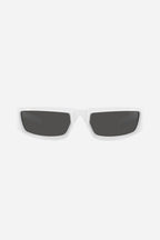 Runway wrap around white sunglasses – of silhouettes and colors: from the refined CinŽma styles to square – LUX VERSE Luxury Designer Fashion Outlet