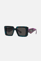 Squared colored sunglasses featuring the signature logo triangle – sunglasses for women include a wide range of silhouettes and colors – LUX VERSE Luxury Designer Fashion Outlet