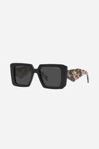 Squared sunglasses featuring the signature logo triangle – sunglasses for women include a wide range of silhouettes and colors – LUX VERSE Luxury Designer Fashion Outlet