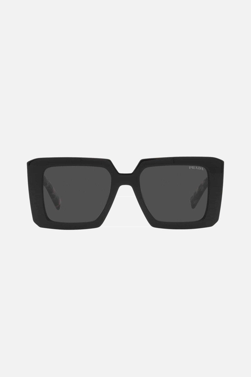 Squared sunglasses featuring the signature logo triangle – sunglasses for women include a wide range of silhouettes and colors – LUX VERSE Luxury Designer Fashion Outlet