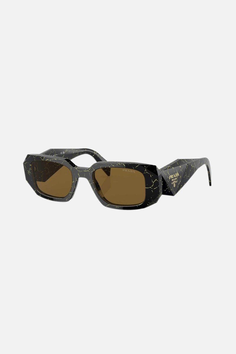 Symbol black and yellow marble oval sunglasses – sunglasses for women include a wide range of silhouettes and colors – LUX VERSE Luxury Designer Fashion Outlet