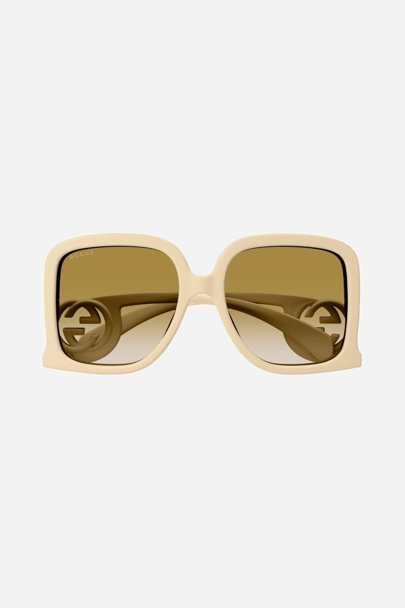 PRE ORDER Avail. August 23 - GG1326 ivory butterfly shape sunglasses – pop and playful color palette – LUX VERSE Luxury Designer Fashion Outlet
