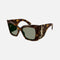 PRE ORDER Avail. July 23 -Saint Laurent blaze SL M119 cat-eye havana sunglasses