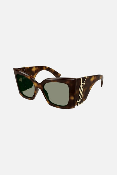 PRE ORDER Avail. July 23 -Saint Laurent blaze SL M119 cat-eye havana sunglasses - Lux Studios