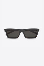 Angular havana grey UNISEX sunglasses – full rectangular UNISEX acetate sunglasses featuring iconic corner angle – LUX VERSE Luxury Designer Fashion Outlet