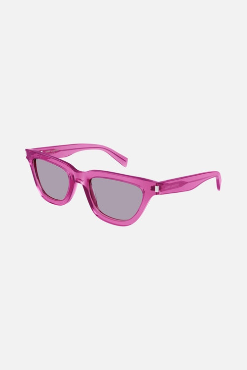 Angular SULPICE pink cat-eye sunglasses – cat eye acetate UNISEX sunglasses featuring iconic corner the corner angle – LUX VERSE Luxury Designer Fashion Outlet