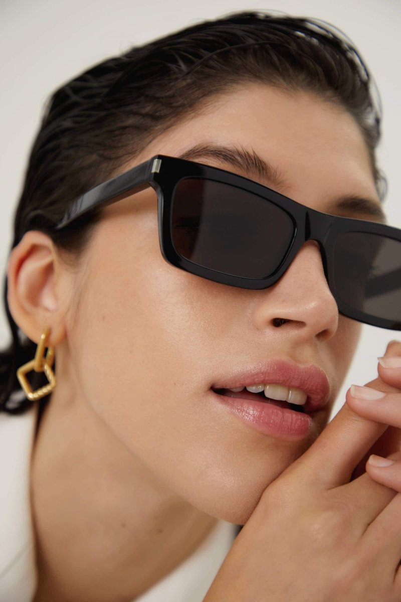 Angular UNISEX sunglasses – sunglasses featuring iconic corner angle in the end piece – LUX VERSE Luxury Designer Fashion Outlet
