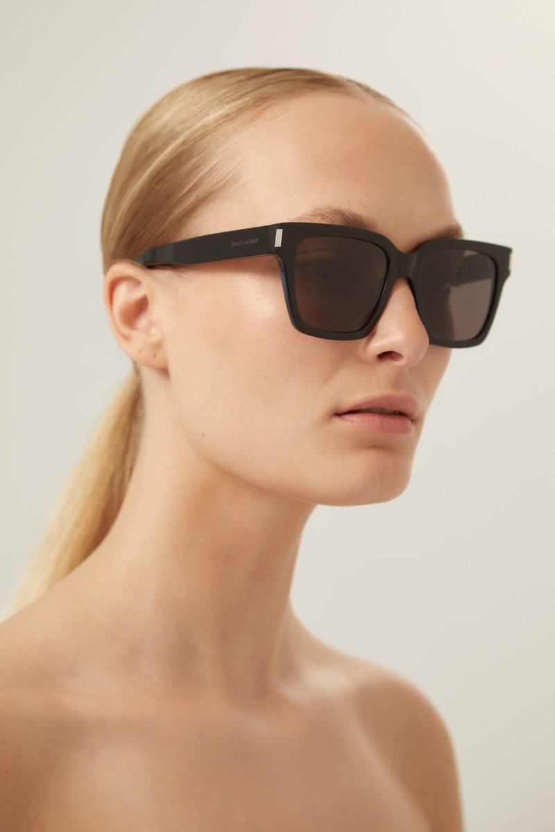 Black rectangular sunglasses – a new bold unisex rectangular shape – LUX VERSE Luxury Designer Fashion Outlet
