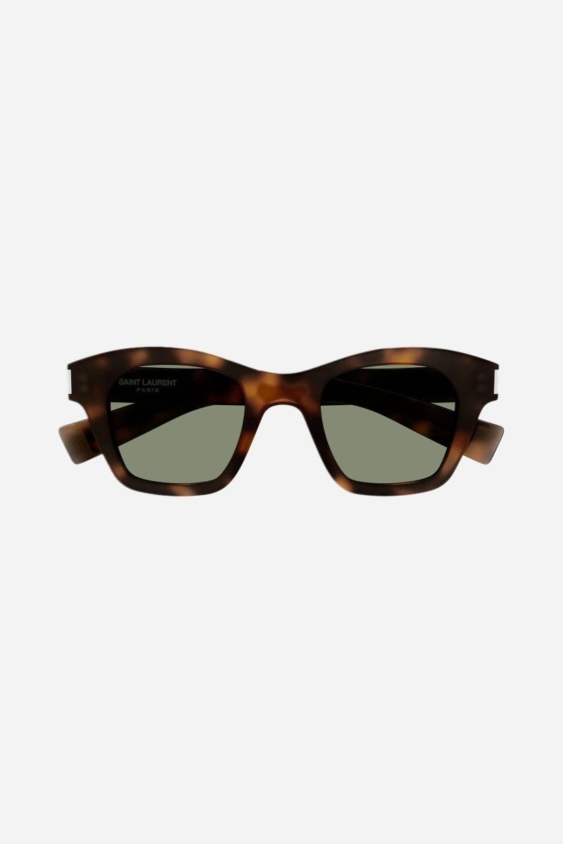 Bold cat-eye havana sunglasses – tHE STYLE IS ENRICHED BY THE BIGGEST CORNER ANGLE EVER, 1 CM,PAIRED WITH THE METAL – LUX VERSE Luxury Designer Fashion Outlet