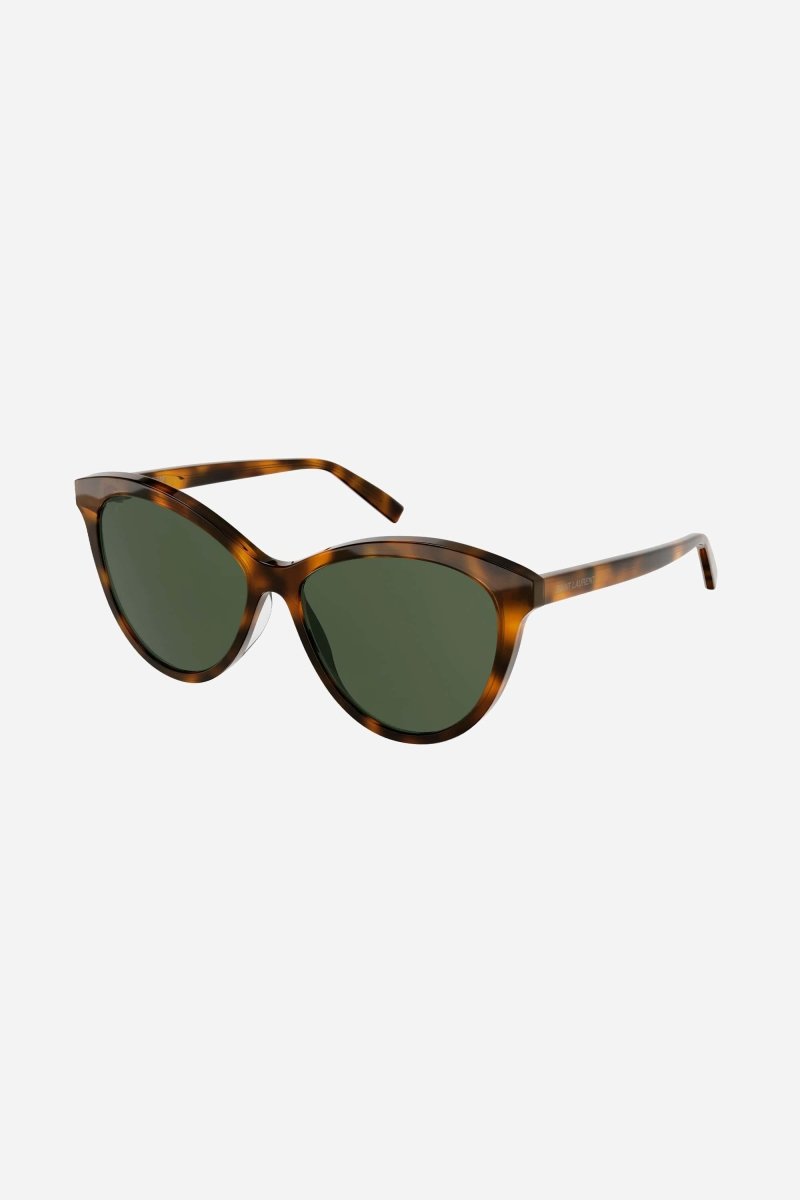 Cat-eye havana sunglasses – nEW ESSENTIAL LINE, CHARACTERIZED BY A FULL ACETATE CONSTRUCTION AND THE SAINT – LUX VERSE Luxury Designer Fashion Outlet