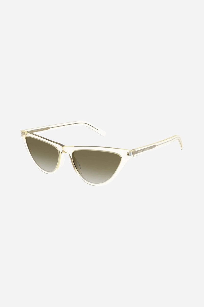 Cat eye transparent slim sunglasses – tHE ICONIC CAT EYE SHAPE IS INTERPRETED THROUGH THE BEST SELLING SLIM – LUX VERSE Luxury Designer Fashion Outlet