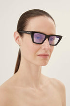 Mica black blue light frame – the double benefit of the product comes from the union of distinctive models – LUX VERSE Luxury Designer Fashion Outlet