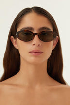 Oval micro havana sunglasses – vISION AND A VINTAGE AESTHETIC – LUX VERSE Luxury Designer Fashion Outlet
