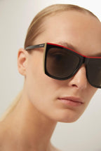 Paloma black and red sunglasses – and red sunglasses – LUX VERSE Luxury Designer Fashion Outlet